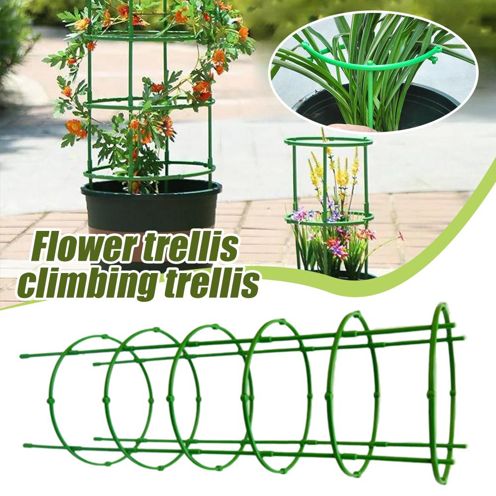Florist Supp - Tomatenkooien, trellis, plastic kolom, plantensteun, potplantensteun,