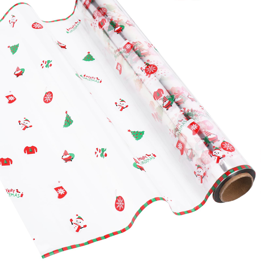 Cellophane Wrap Clear - 1 rol kerstcellofaan wrap 100 ft
