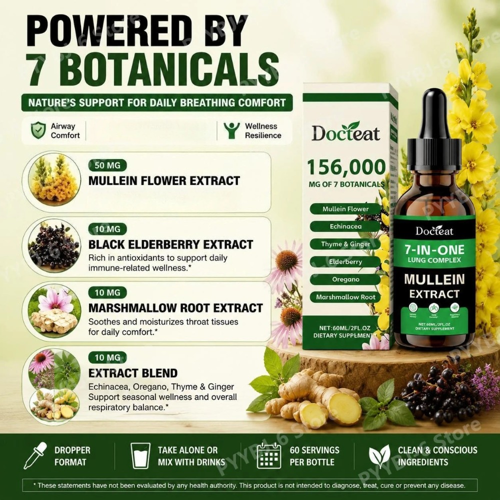 Docteat 7-in-1 Mullein Extract - Florist Supp recensie en prijs