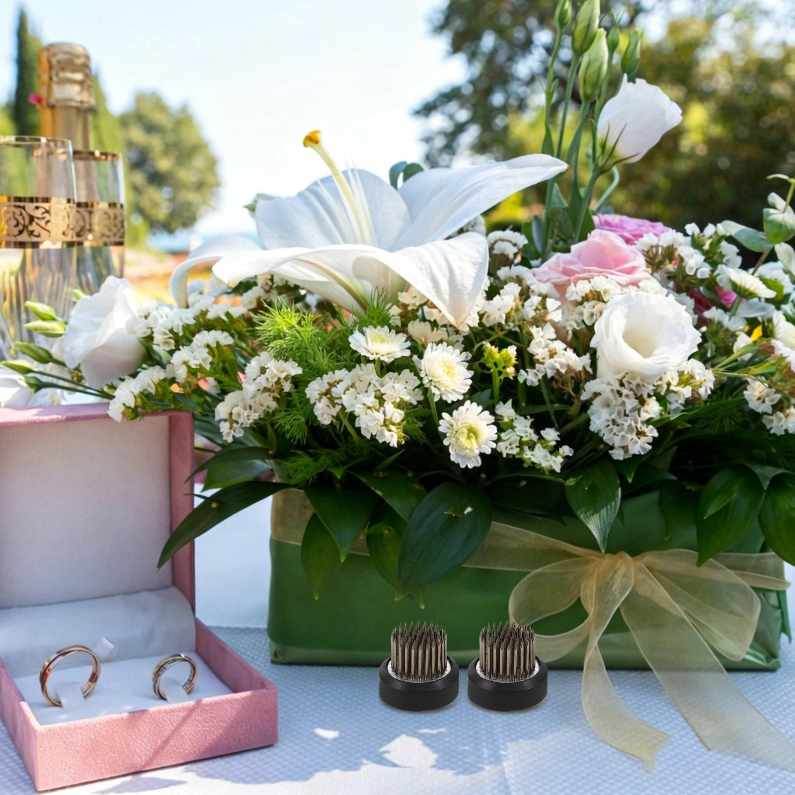 2 stuks bloemvogelhouders van  - Flower Frog Pin recensie en prijs